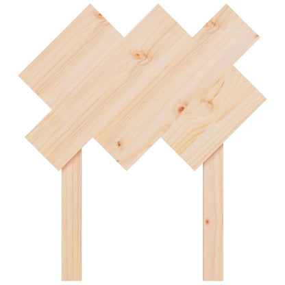 Testiera per Letto 72,5x3x81 cm in Legno Massello di Pino