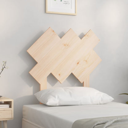 Testiera per Letto 72,5x3x81 cm in Legno Massello di Pino