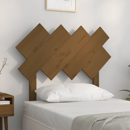 Testiera per Letto Ambra 92x3x81 cm in Legno Massello di Pino