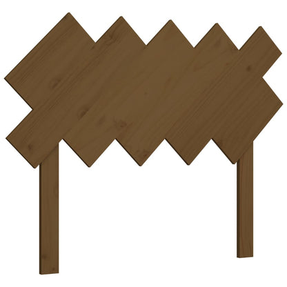 Testiera per Letto Ambra 104x3x80,5cm in Legno Massello di Pino