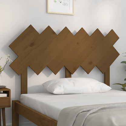 Testiera per Letto Ambra 122,5x3x80,5 cm Legno Massello di Pino