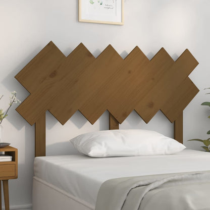 Testiera per Letto Ambra 122,5x3x80,5 cm Legno Massello di Pino