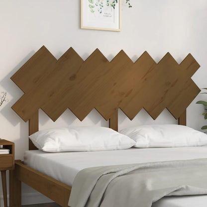 Testiera per Letto Ambra 141x3x80,5 cm Legno Massello di Pino