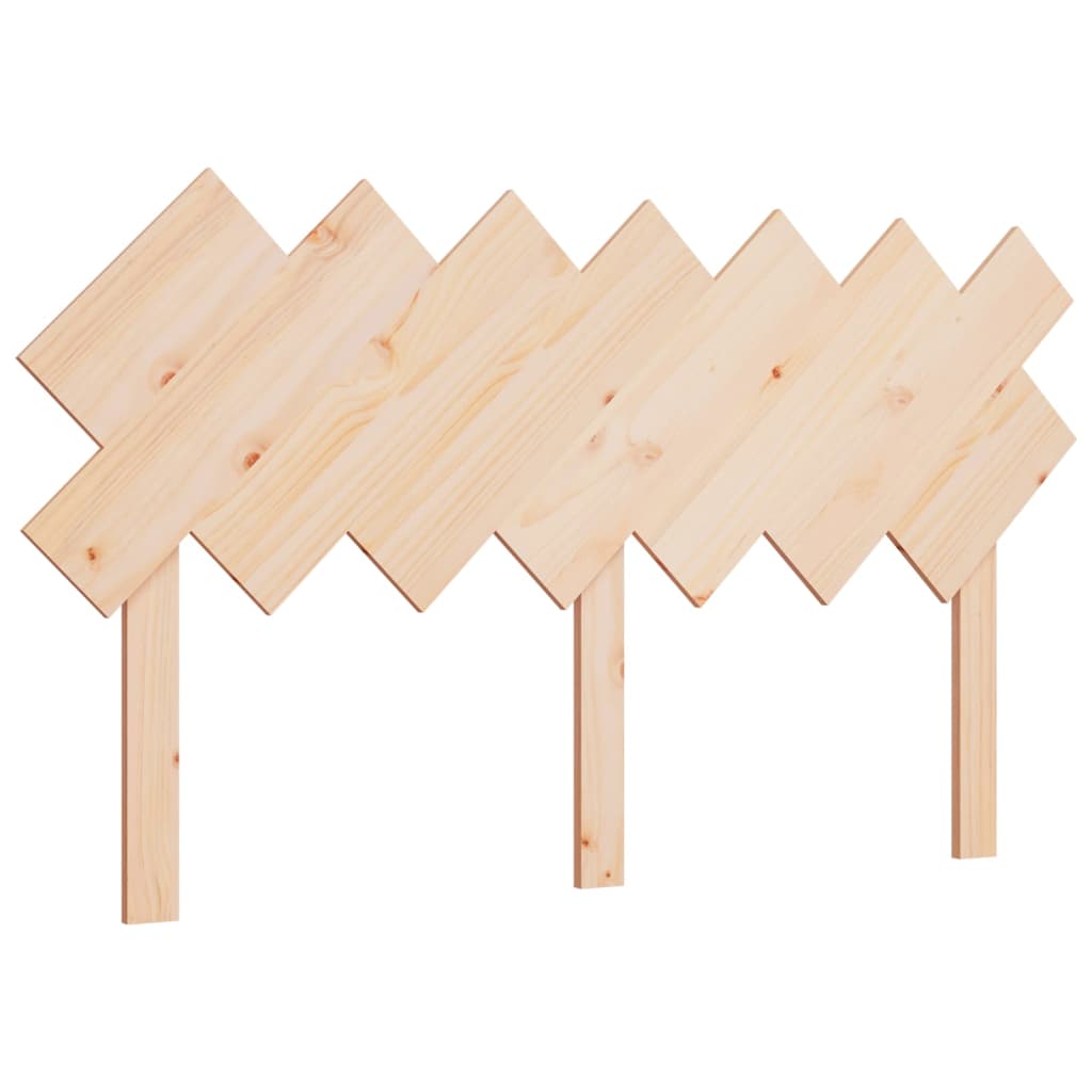 Testiera per Letto 151,5x3x81 cm in Legno Massello di Pino