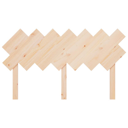 Testiera per Letto 151,5x3x81 cm in Legno Massello di Pino