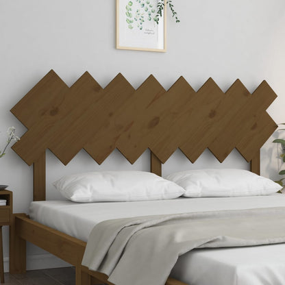 Testiera Letto Ambra 159,5x3x80,5 cm in Legno Massello di Pino
