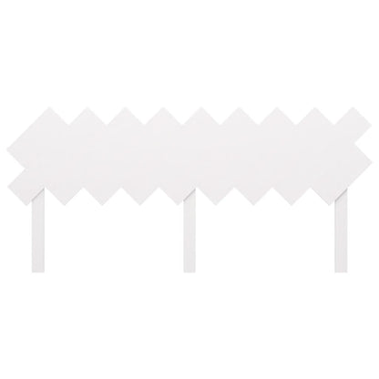 Testiera per Letto Bianca 178x3x80,5 cm Legno Massello di Pino