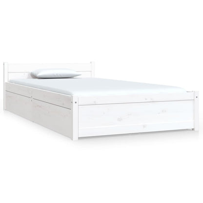 Giroletto con Cassetti Bianco 100x200 cm