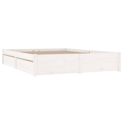 Giroletto con Cassetti Bianco 180x200 cm Super King