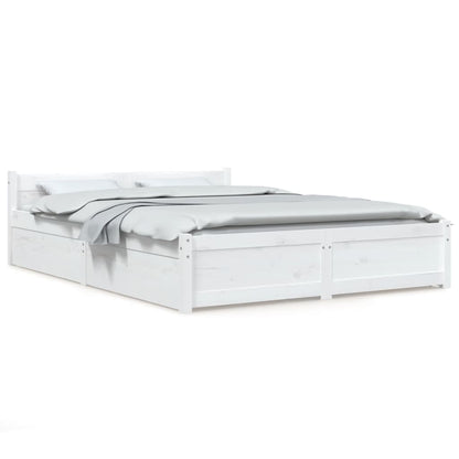 Giroletto con Cassetti Bianco 140x190 cm