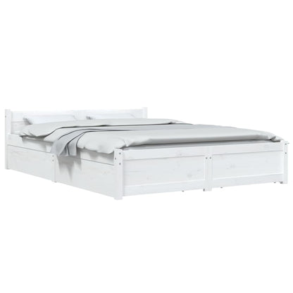 Giroletto con Cassetti Bianco 140x190 cm