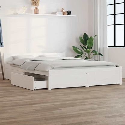 Giroletto con Cassetti Bianco 120x200 cm