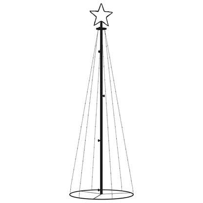 Albero di Natale a Cono Colorato 108 LED 70x180 cm