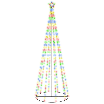 Albero di Natale a Cono Colorato 310 LED 100x300 cm