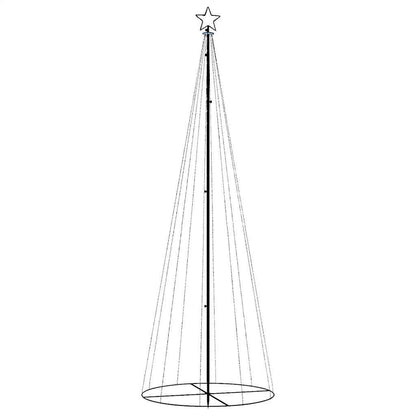 Albero di Natale a Cono Colorato 310 LED 100x300 cm