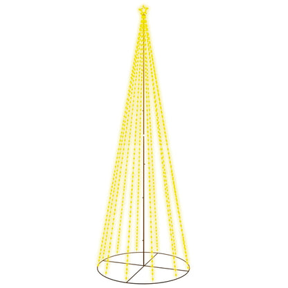 Albero di Natale a Cono Bianco Caldo 732 LED 160x500 cm