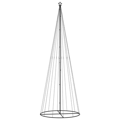 Albero di Natale a Cono Bianco Caldo 732 LED 160x500 cm