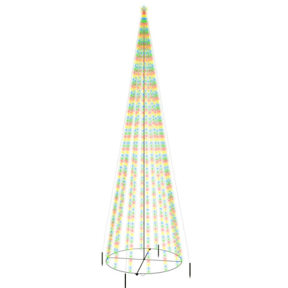 Albero di Natale a Cono Colorato 1134 LED 230x800 cm