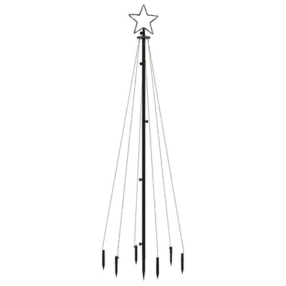 Albero di Natale con Puntale Colorato 108 LED 180 cm