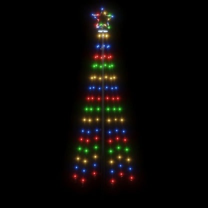 Albero di Natale con Puntale Colorato 108 LED 180 cm