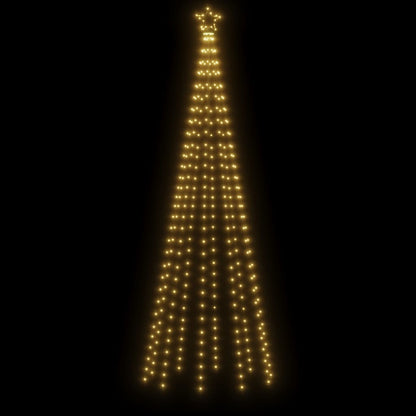 Albero di Natale con Puntale Bianco Caldo 310 LED 300 cm