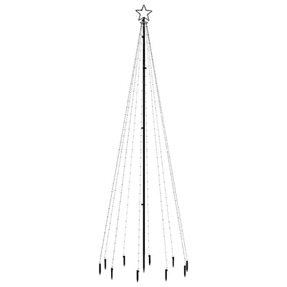 Albero di Natale con Puntale Bianco Freddo 310 LED 300 cm