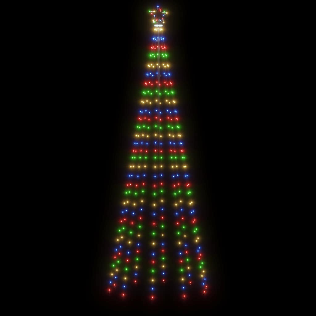 Albero di Natale con Puntale Colorato 310 LED 300 cm