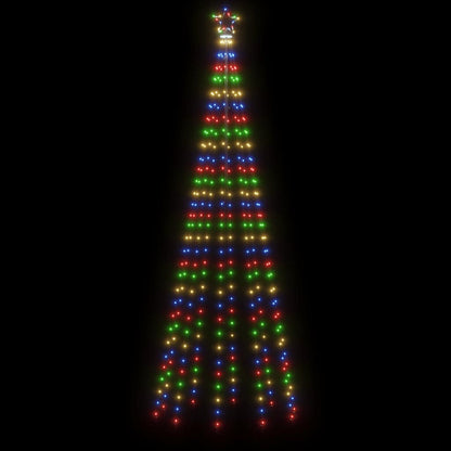 Albero di Natale con Puntale Colorato 310 LED 300 cm