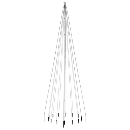 Albero di Natale con Puntale Blu 1134 LED 800 cm