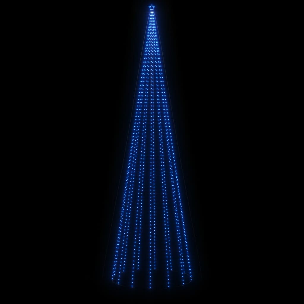 Albero di Natale con Puntale Blu 1134 LED 800 cm