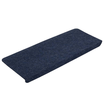 Tappetini Autoadesivi per Scale 15 pz 65x24,5x3,5 cm Blu