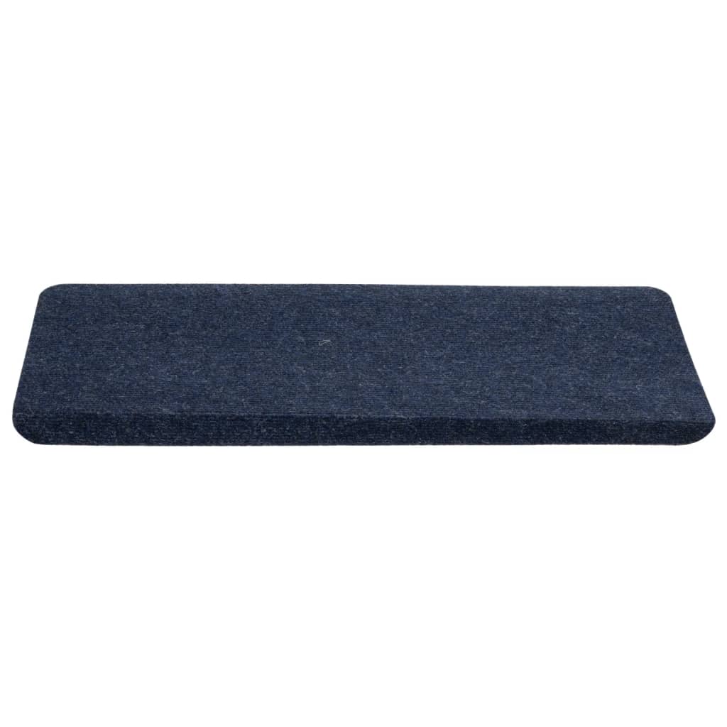 Tappetini Autoadesivi per Scale 15 pz 65x24,5x3,5 cm Blu