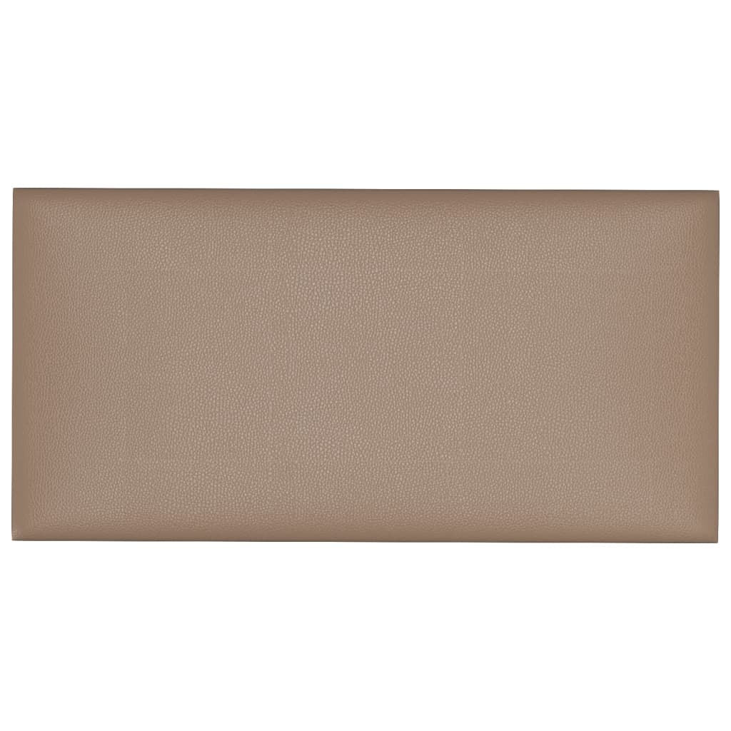 Pannelli Murali 12 pz Cappuccino 30x15 cm in Similpelle 0,54 m²