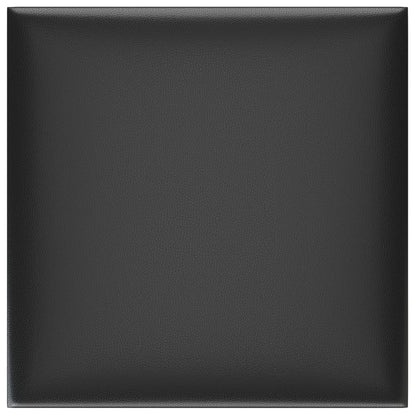 Pannelli Murali 12 pz Neri 30x30 cm Similpelle 1,08 m²