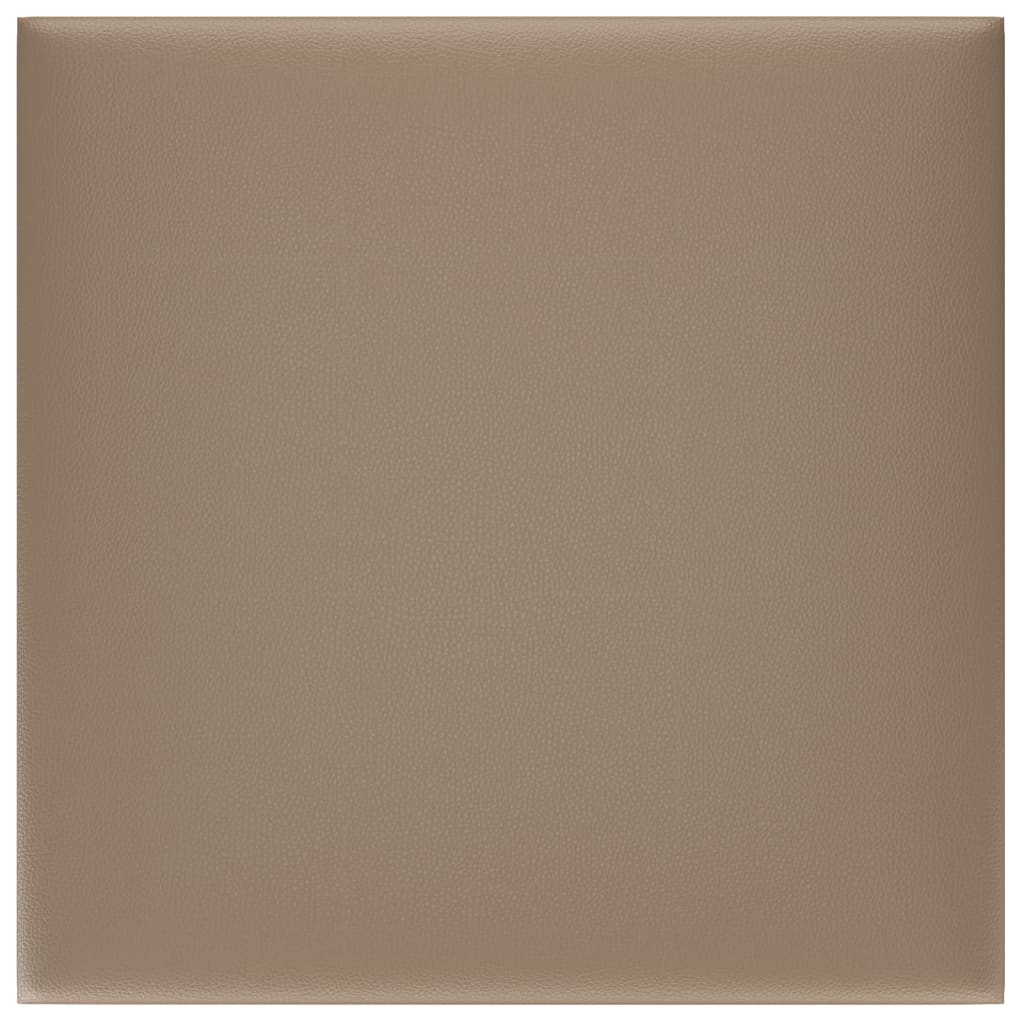 Pannelli Murali 12 pz Cappuccino 30x30 cm Similpelle 1,08 m²