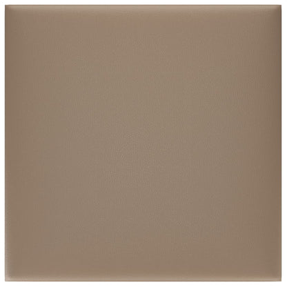 Pannelli Murali 12 pz Cappuccino 30x30 cm Similpelle 1,08 m²