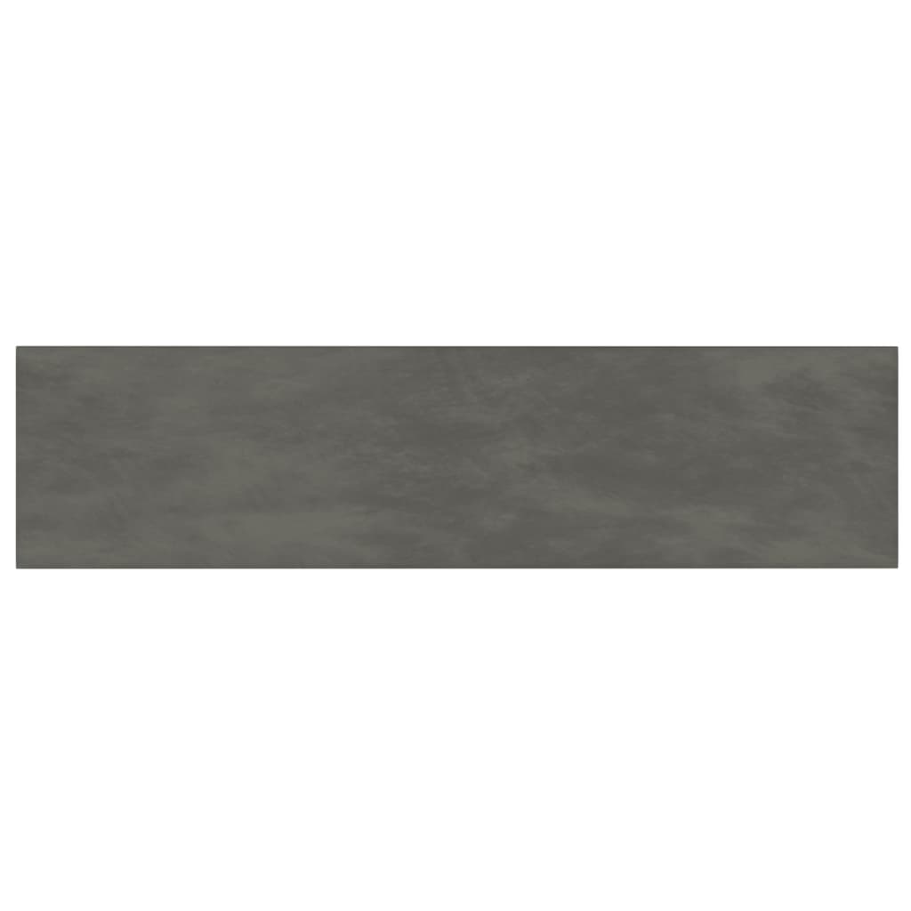 Pannelli Murali 12 pz Grigio Scuro 60x15 cm Velluto 1,08 m²