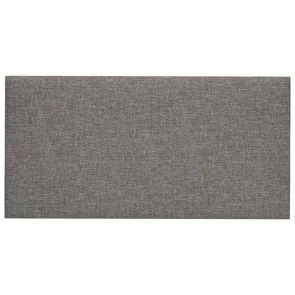 Pannelli Murali 12 pz Grigio Chiaro 60x30 cm in Tessuto 2,16 m²