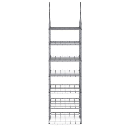 Organizer per Armadio da Appendere con 7 Ripiani 2 pz