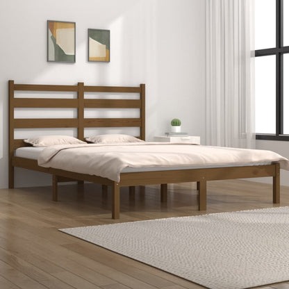 Giroletto senza Materasso Ambra in Legno di Pino 200x200 cm