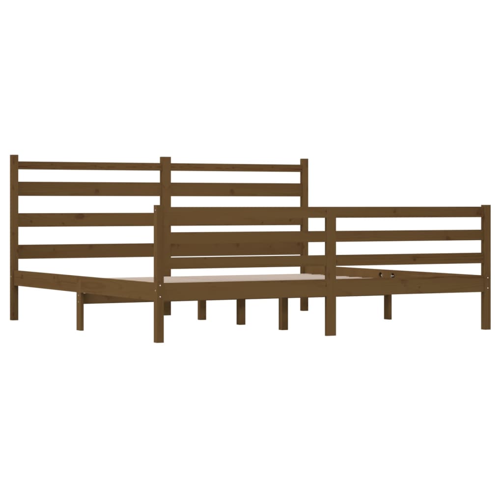 Giroletto in Legno Massello di Pino 200x200 cm Ambra