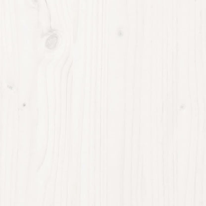 Giroletto Bianco in Legno Massello di Pino 90x200 cm