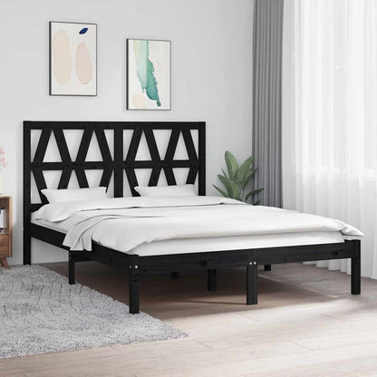 Giroletto Nero Massello Pino 150x200cm King Size