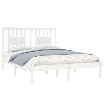 Giroletto Bianco in Legno Massello di Pino 140x190 cm