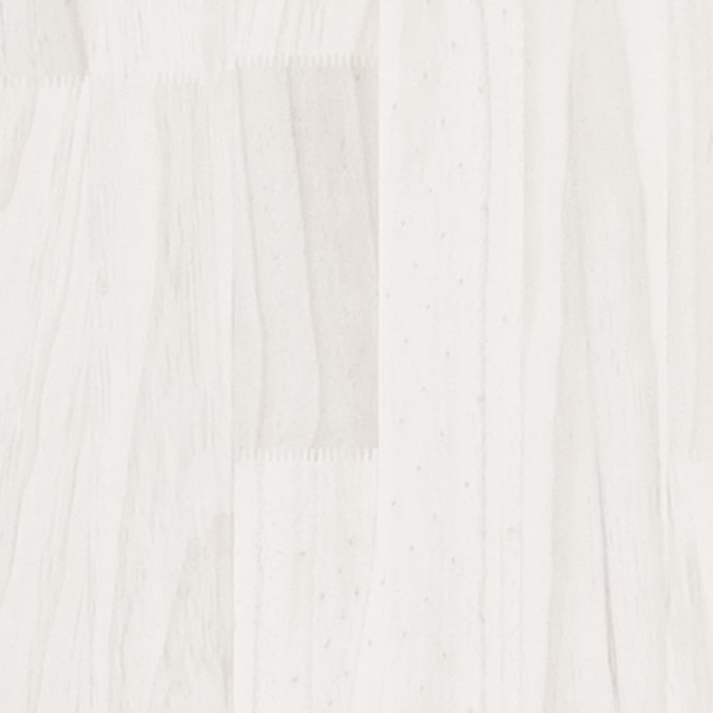 Giroletto Bianco in Legno Massello di Pino 140x200 cm