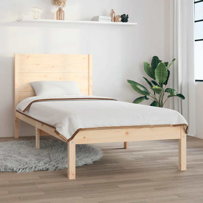 Giroletto senza Materasso 90x200 cm in Legno Massello di Pino