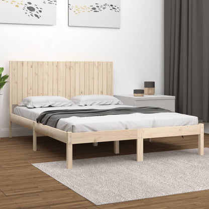 Giroletto senza Materasso 200x200 cm in Legno Massello di Pino