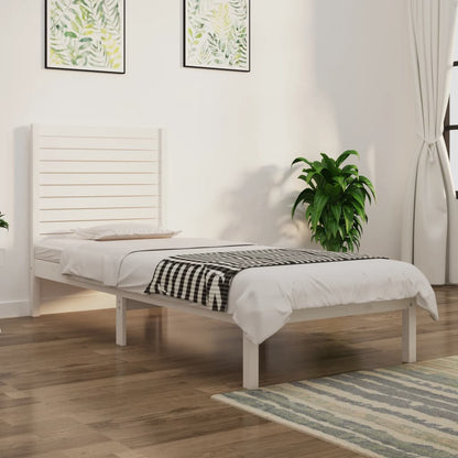 Giroletto Bianco in Legno Massello 90x190 cm Single