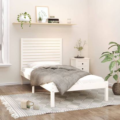 Giroletto Bianco in Legno Massello 90x200 cm