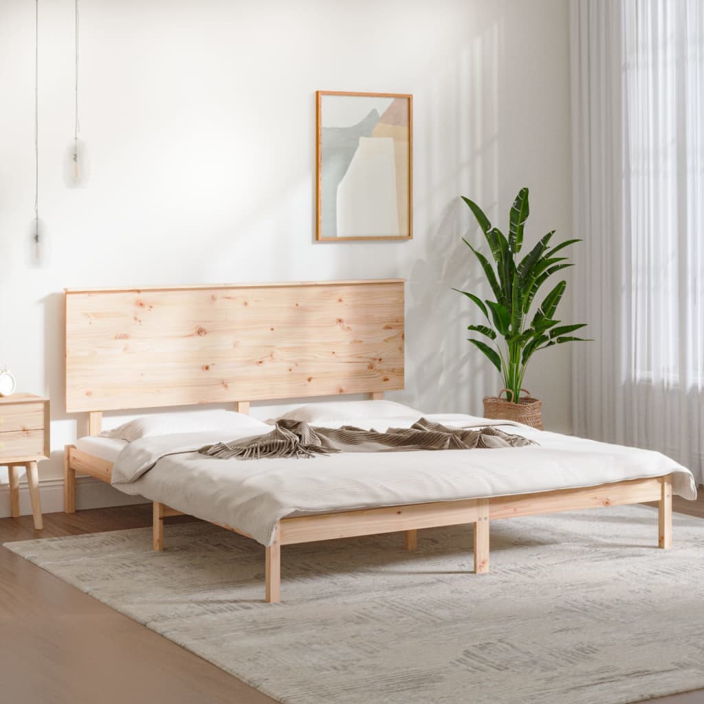 Giroletto senza Materasso 160x200 cm in Legno Massello di Pino
